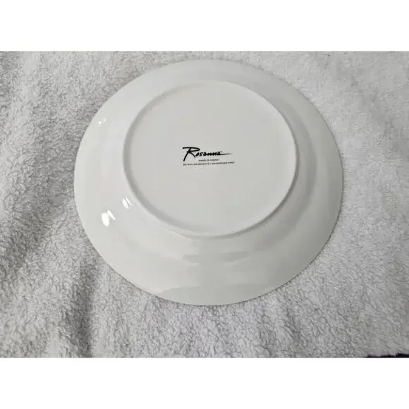 (Set of 3) Rosanna Kings Different Crown Dessert Plates Round Porcelain White 8" - Picture 9 of 12